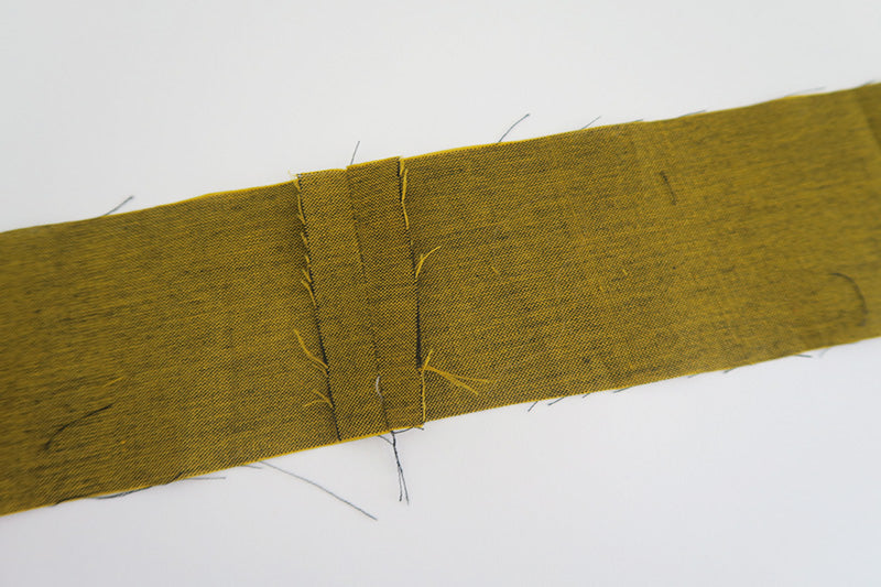 Join and press belt pieces