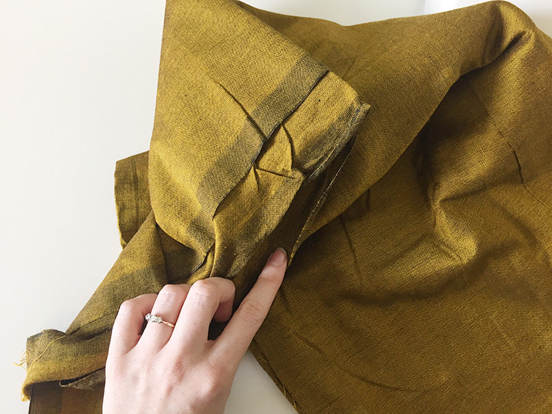 Gold silk