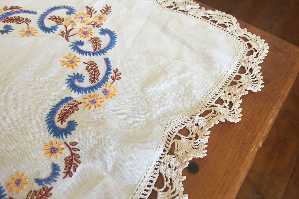 Embroidered detail