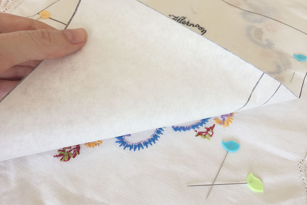Pin the pattern to the fabric