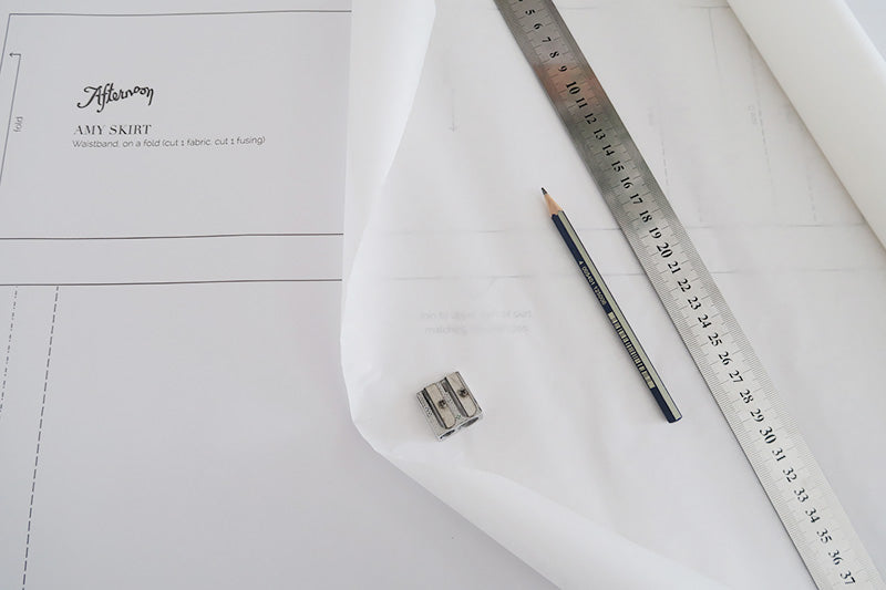 Trace off onto baking paper