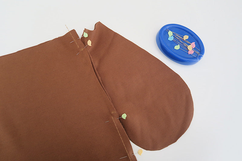 Pin the side seams