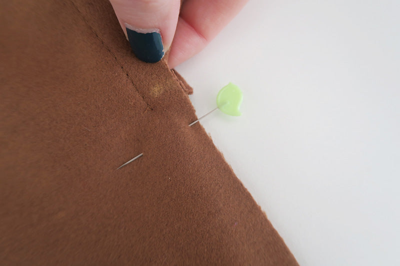 Keep the pocket bag out of the way at the bottom