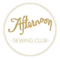 Afternoon sewing club logo