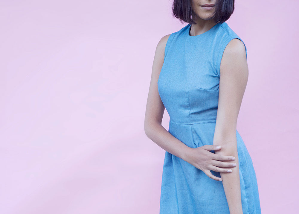 Side view of the Cali dress