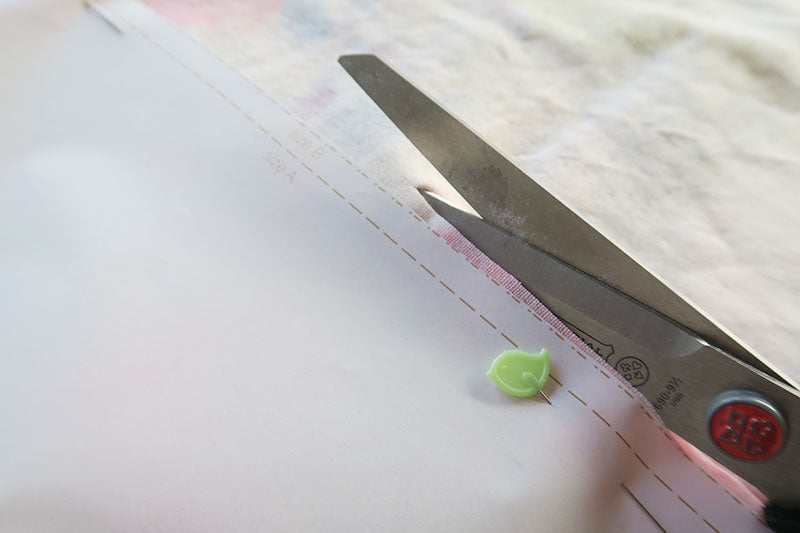 Cut into your fabric
