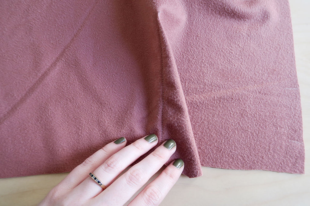 Press dart to the side