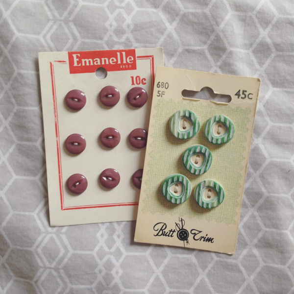 Emmanelle vintage buttons