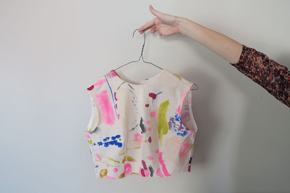 Finished Cali dress bodice