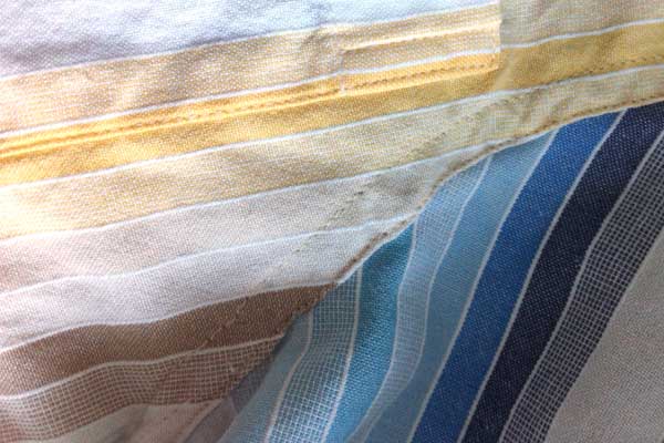 Seam on front sleeve