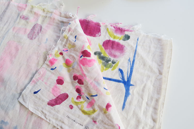 Fold fabric in half with right sides together