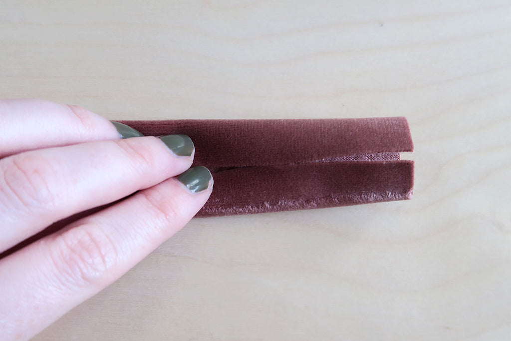 Fold towards the middle