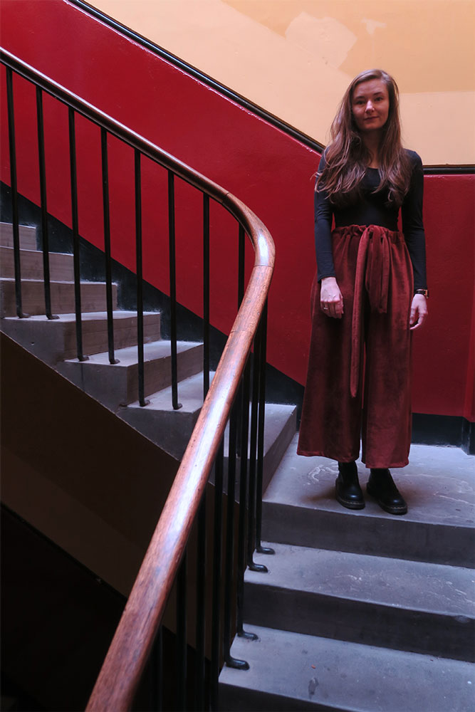 Gathered Heron culottes