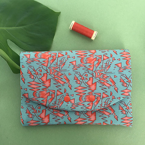 Geometric Afternoon clutch