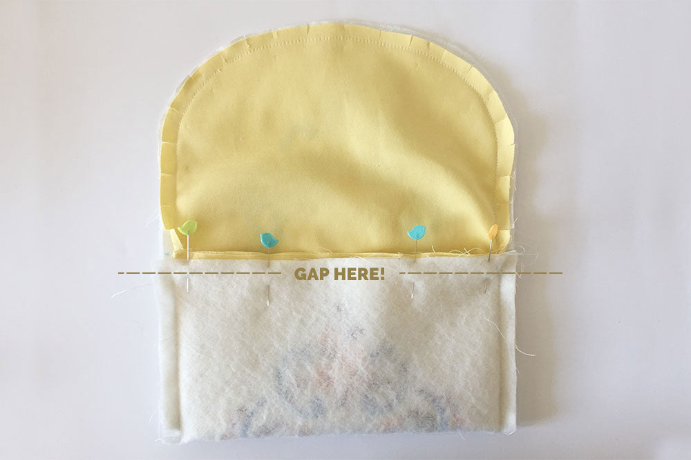 Leave a gap for turning