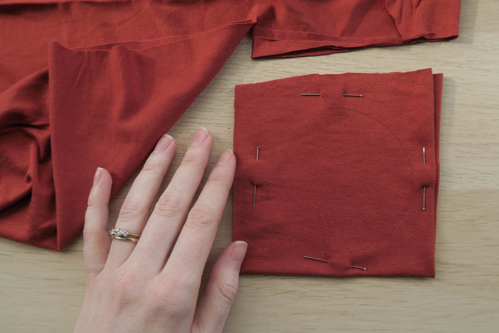 Roughly cut around your circle