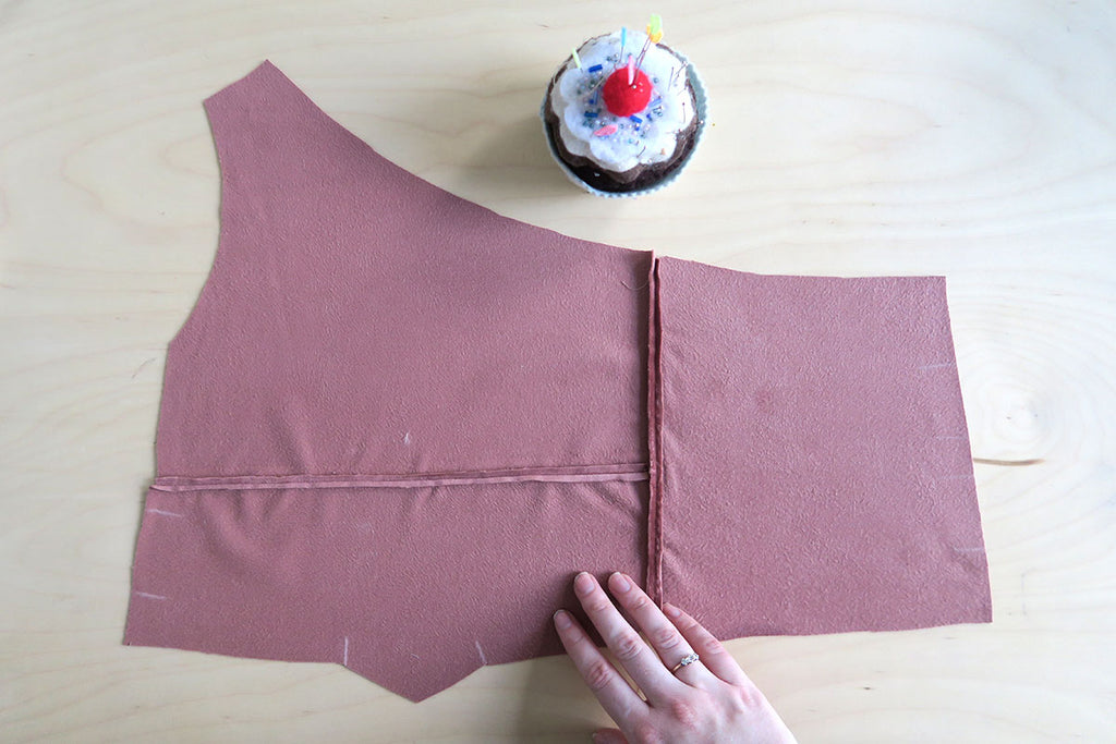 Patchwork bodice piece