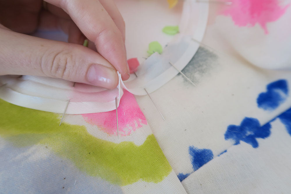 Pinch the ends together