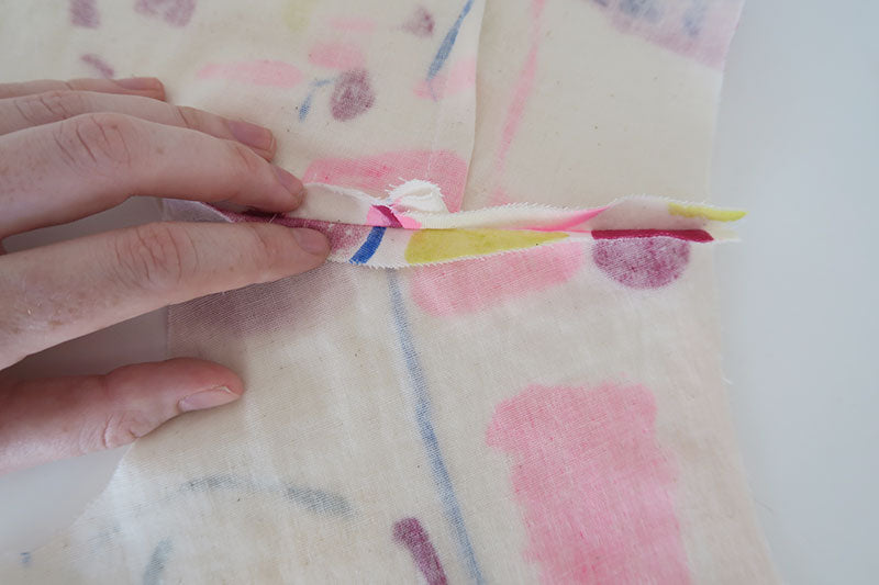 Press the seam allowances open