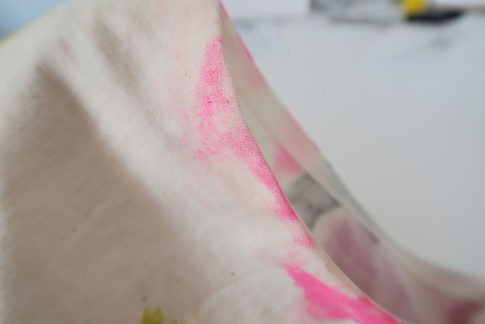 The slip stitch is invisible from the outside