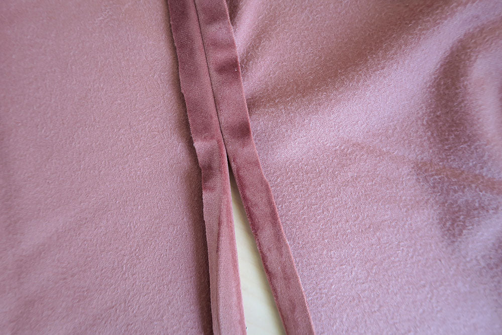 Press the slits open