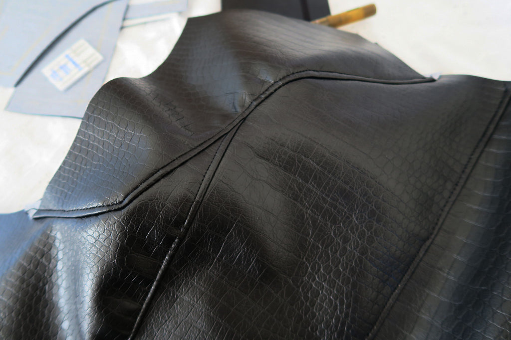 Top stitch to smooth it out