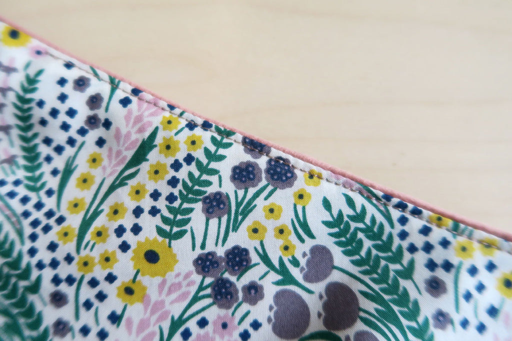 Line of understitching