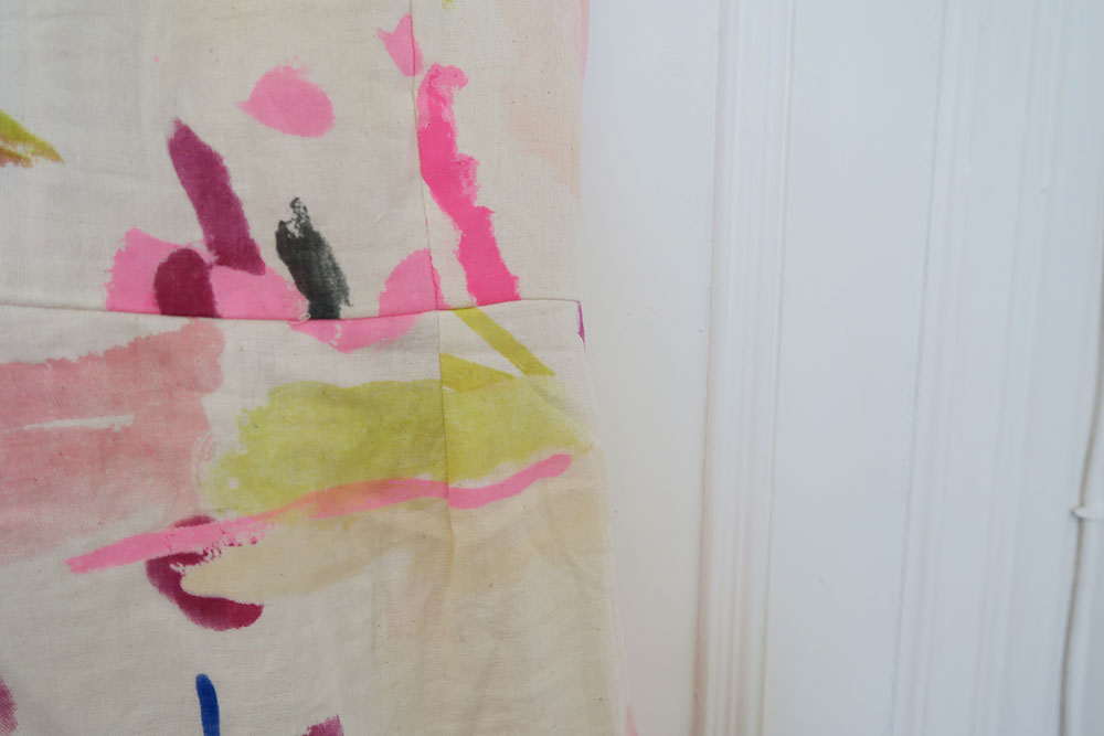 Cali dress waistline detail